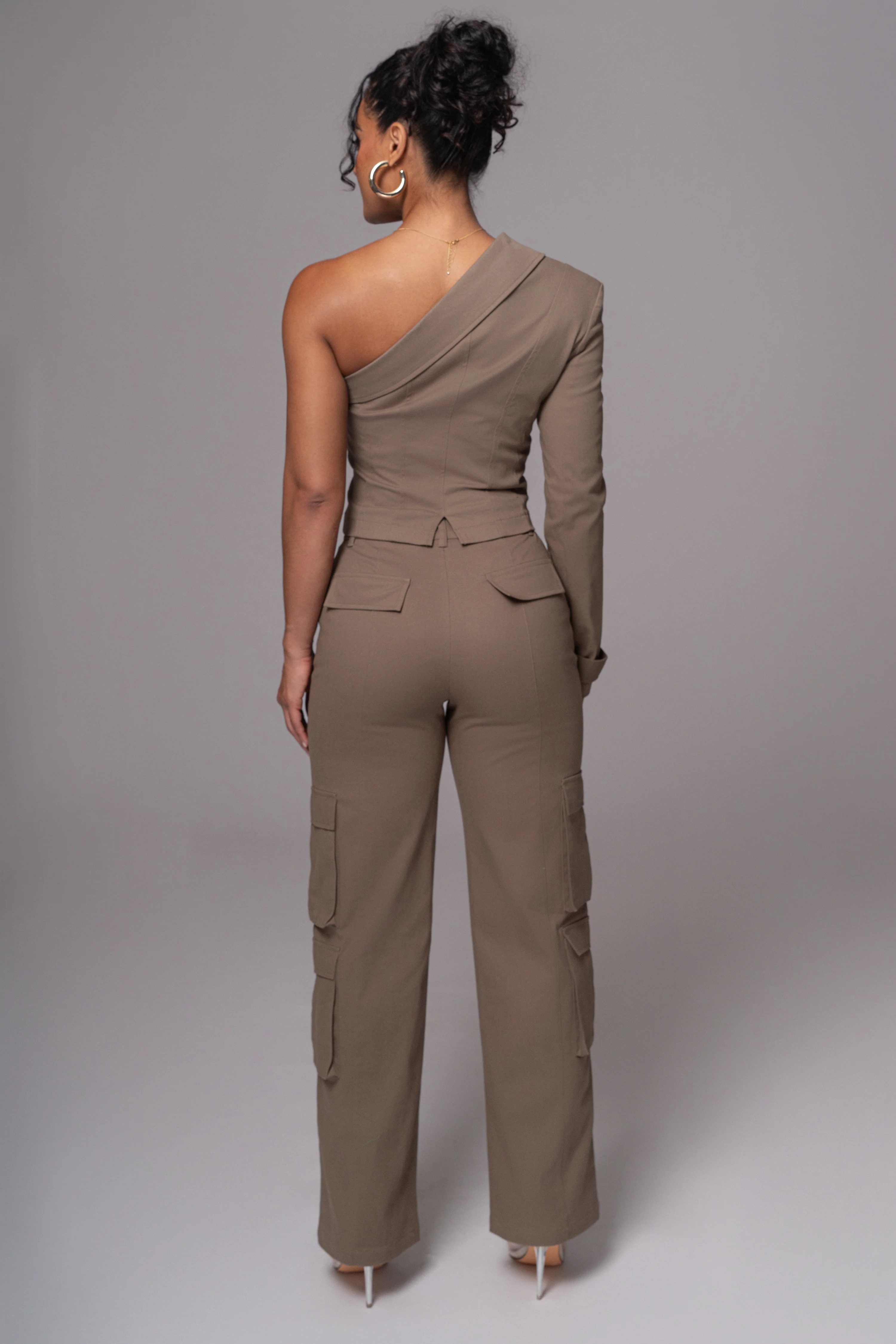 Olive Amal One Shoulder Top