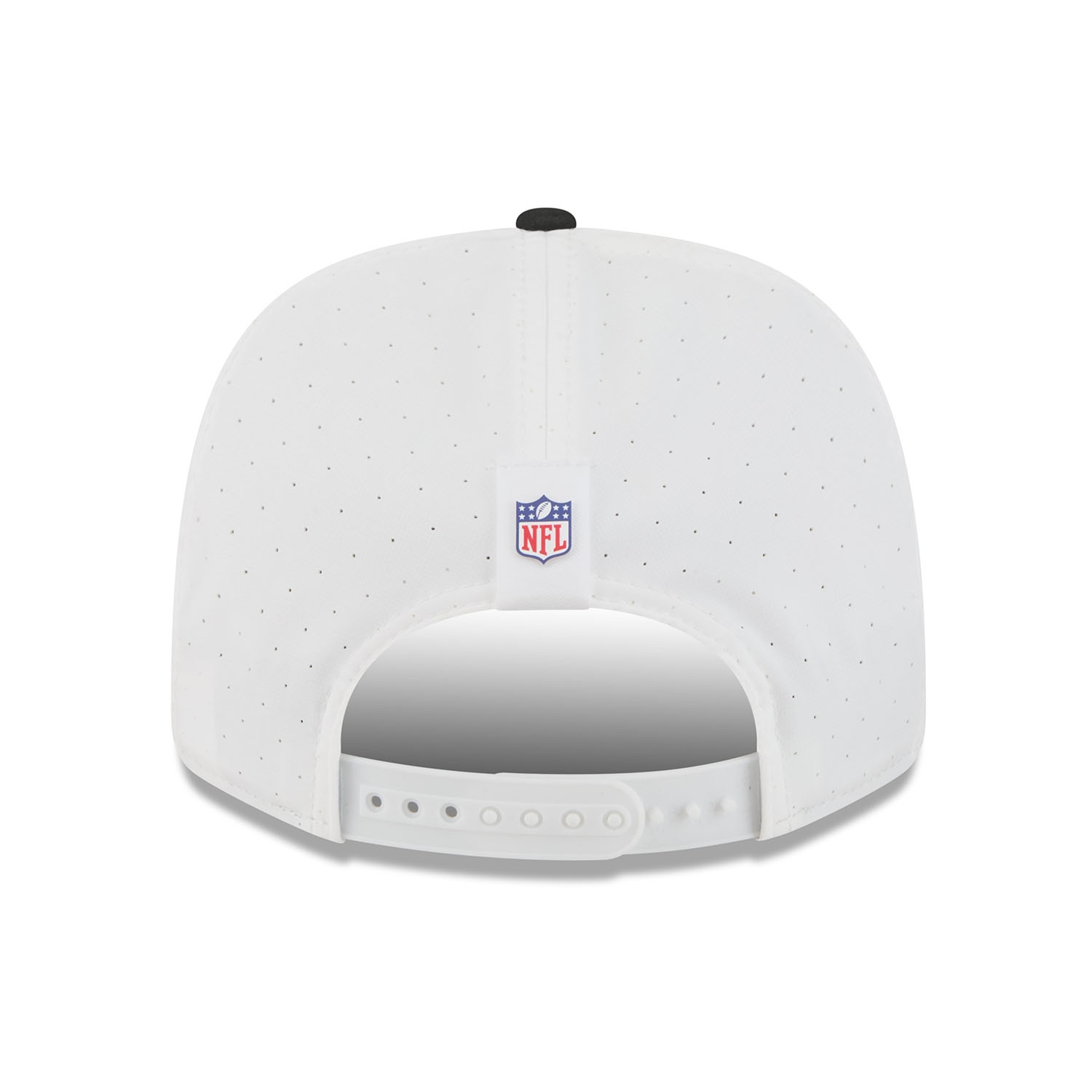 Las Vegas Raiders 2025 NFL Training Camp New Era 9SEVENTY Stretch-Snap Cap OTC White