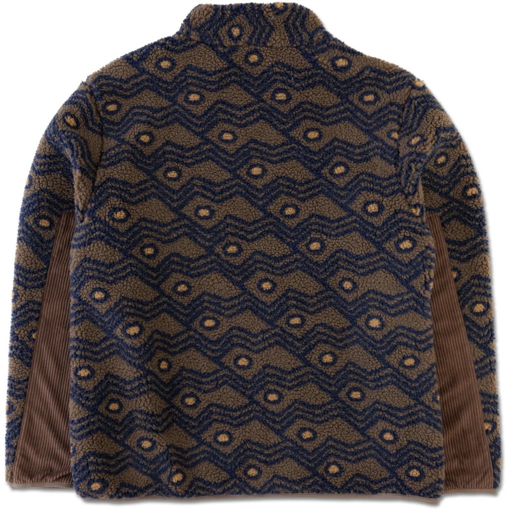 KAVU Wayside Fleece Jacket Men - Walnut Mountain