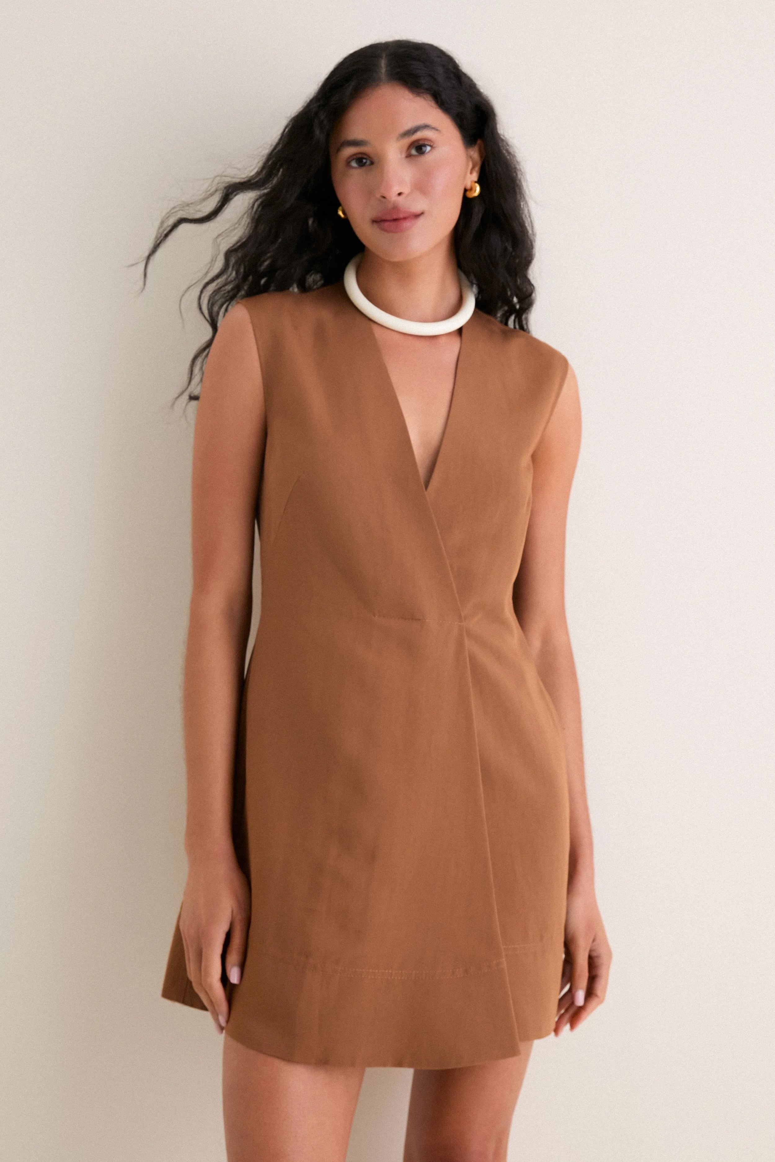 Light Chestnut Wade Mini Dress