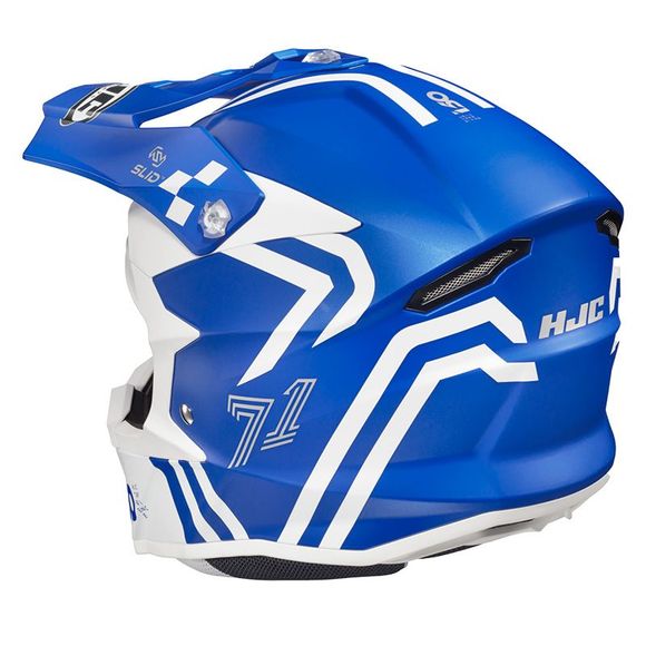Casque cross HJC I50 - HEX 2023 - Bleu / BlancRef : HJ1059