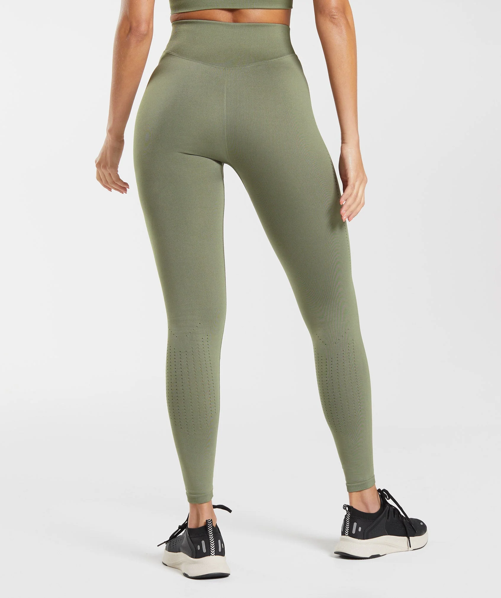 Sweat Seamless Leggings Dusty Olive