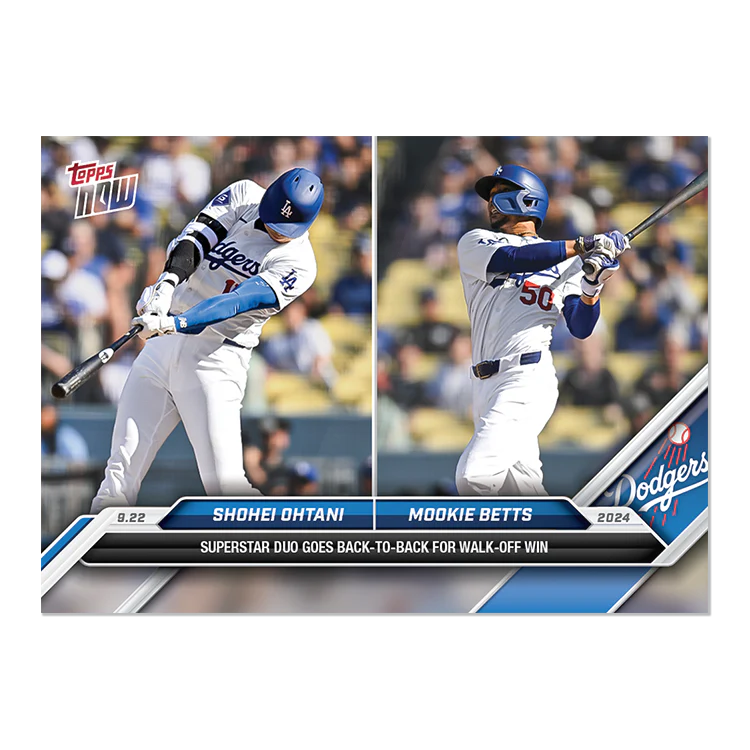 Shohei Ohtani/Mookie Betts - 2024 MLB TOPPS NOW® Card 742