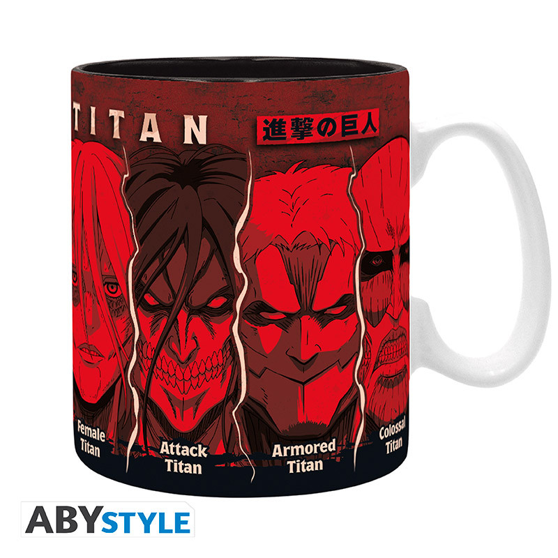ATTACK ON TITAN Mug All Titans Big Size