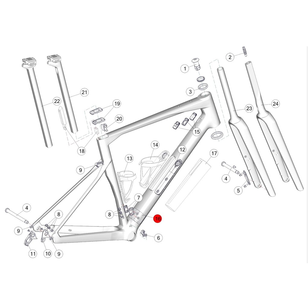BMC Downtube Storage Stopper for Roadmachine (2024+) - 30006170