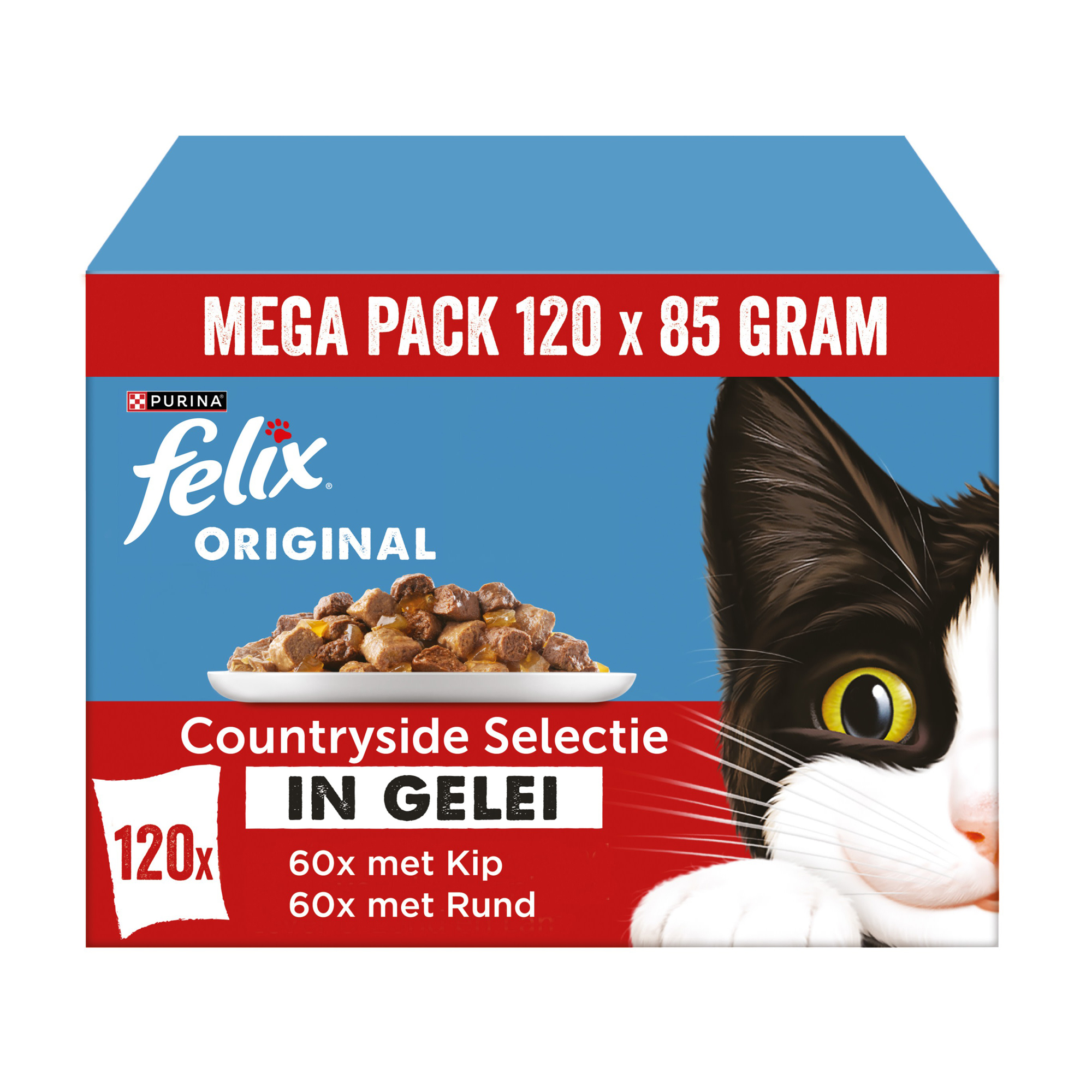 Felix Original Countryside Selection in Jelly - 44 x 85 g