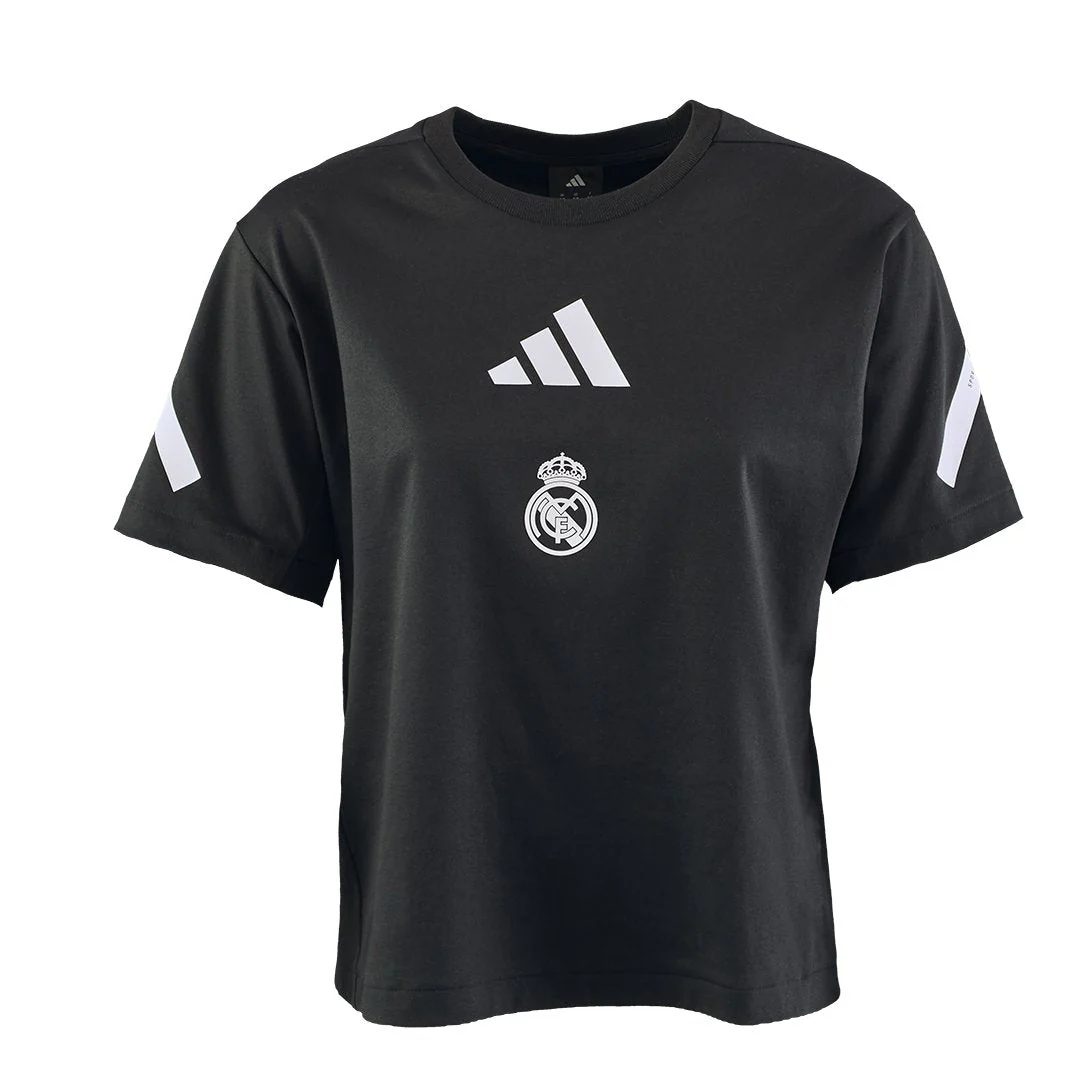 Womens adidas Real Urban T-Shirt Black