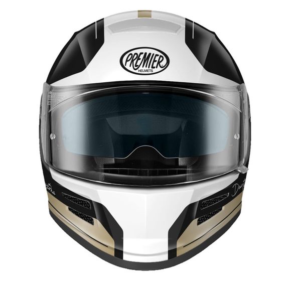 Premier COMMANDER DA Full Face Helmet - Black / WhiteRef: PE0488