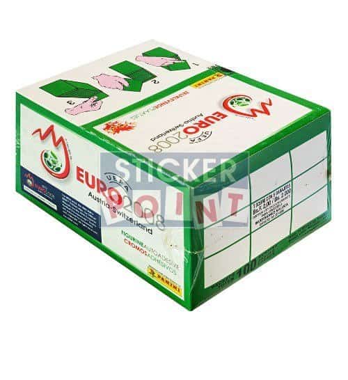 Panini EURO 2008 Display Green - Box With 100 Packets