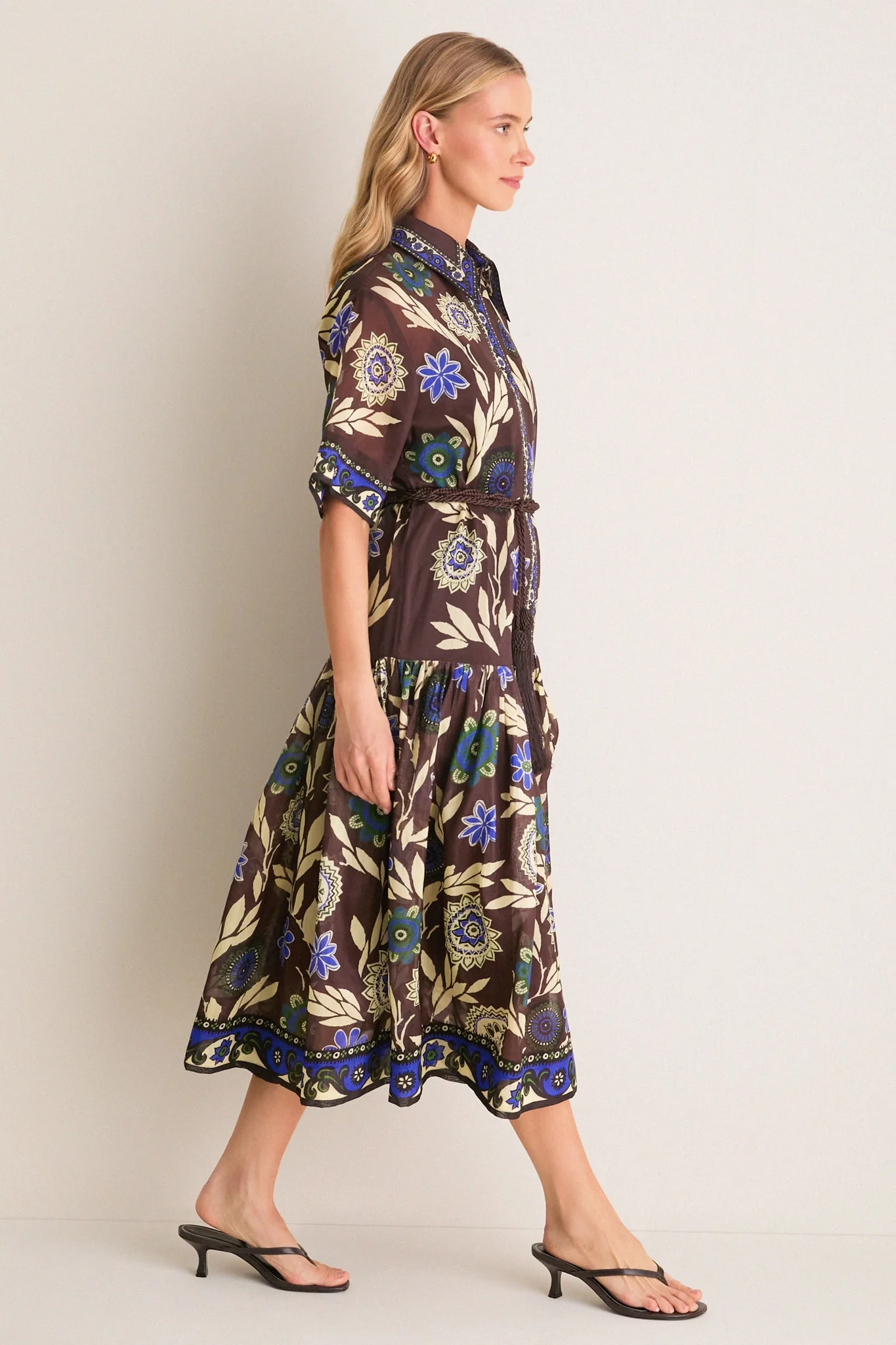 Chocolate Jasper Shirtdress