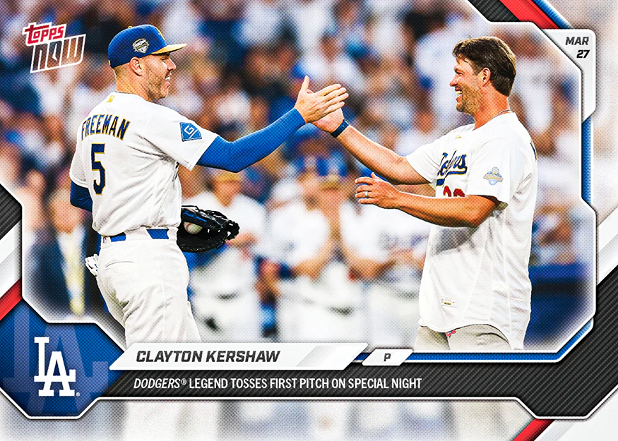 Clayton Kershaw - 2026 MLB Topps NOW® - Card 17 - PR: 1423