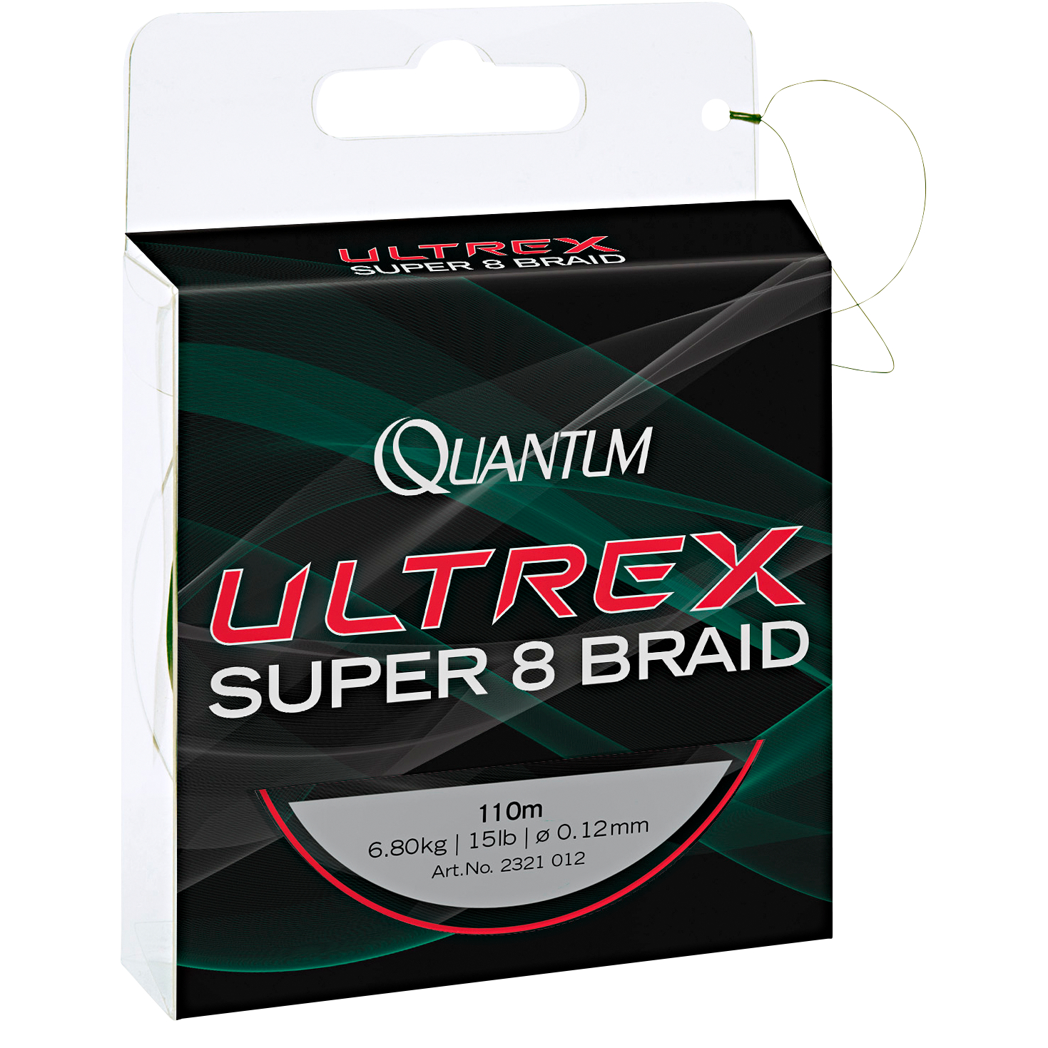 Quantum Fishing Line Ultrex Super 8 Braid (green, 110 m)