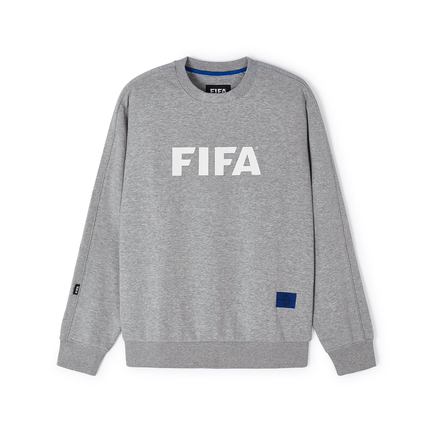 World football competition Essentials Logo Grey Sweatshirt - Men's