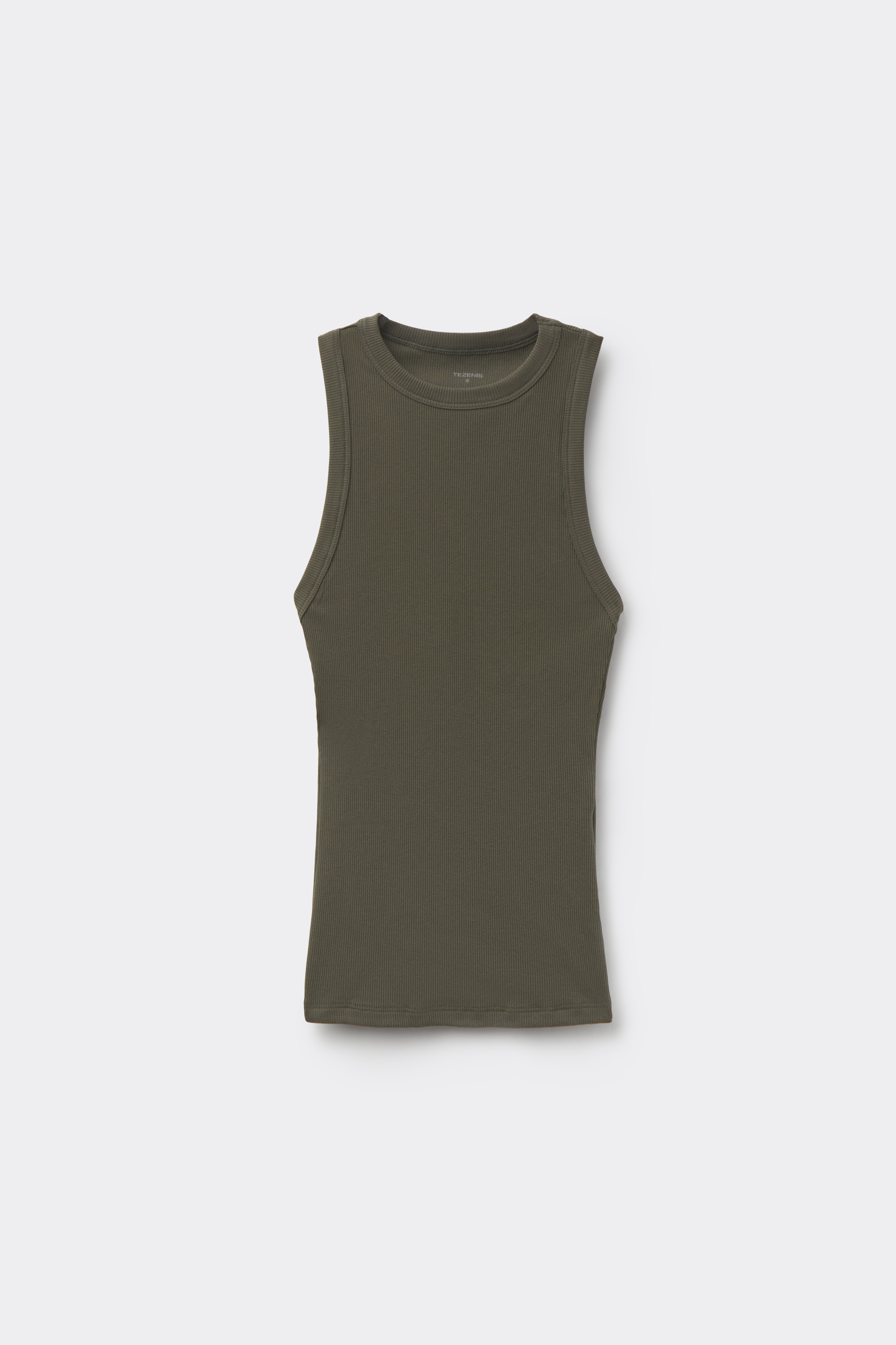Ribbed Cotton Racer Back Camisole