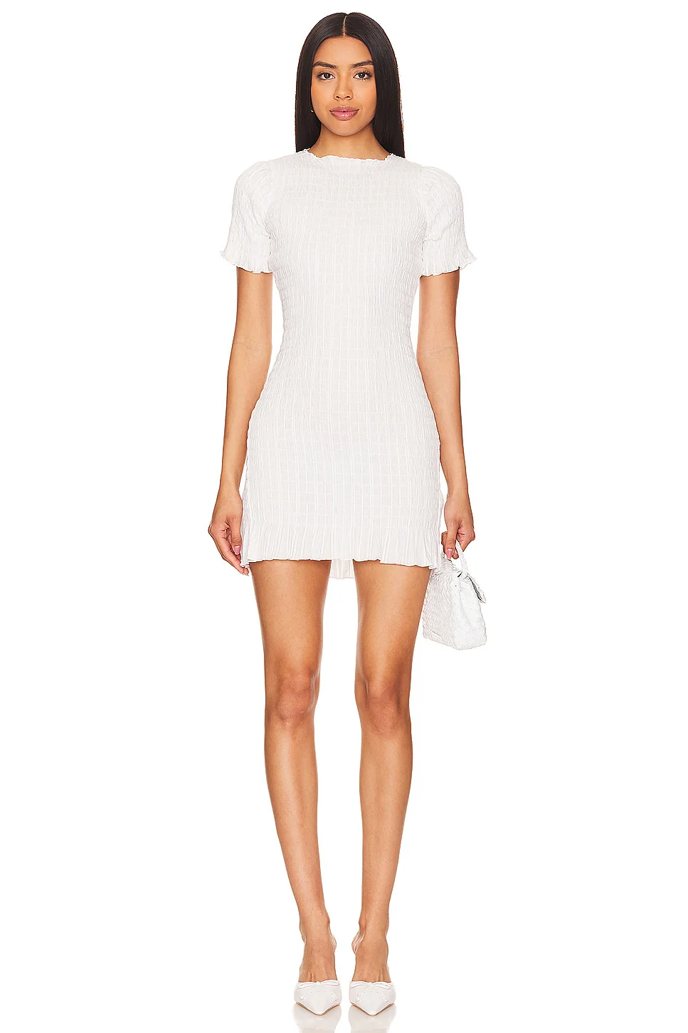 Ruched Mini Dress