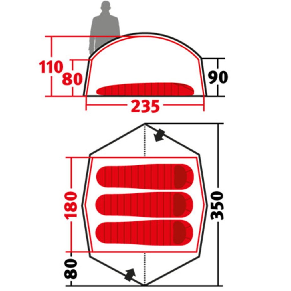 Wechsel Venture 3 Tent - Laurel Oak