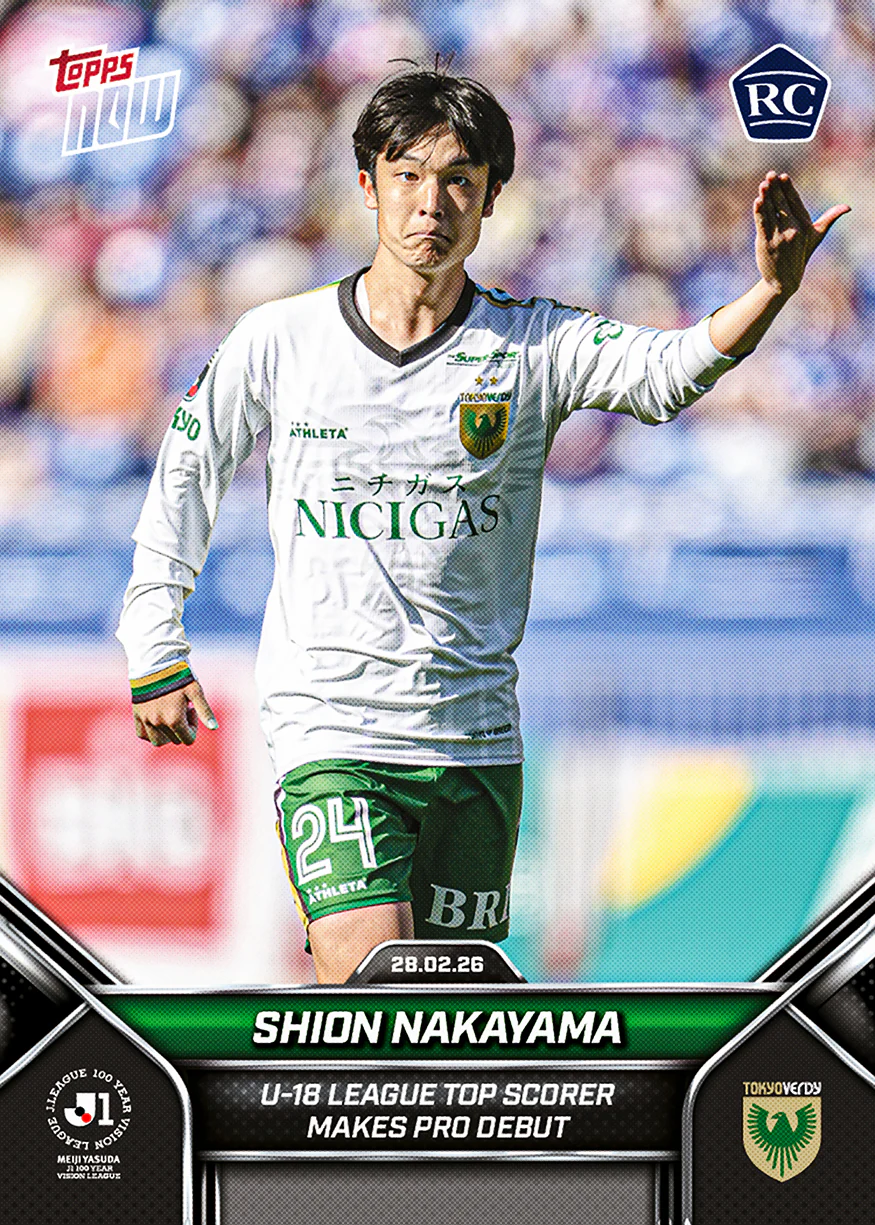 Shion Nakayama - 2026 J.League® Topps NOW® - Card 5