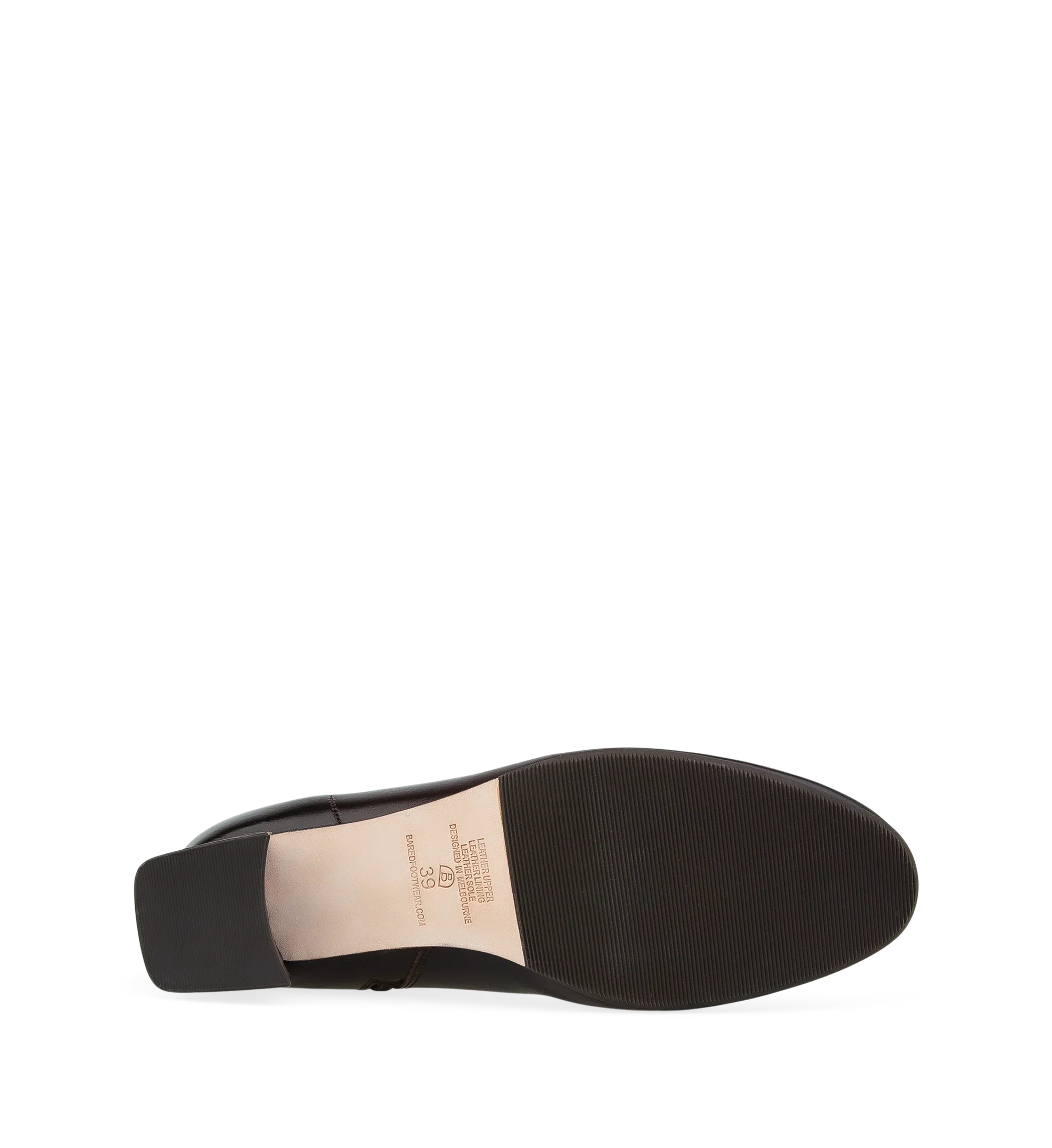 Tachuri Dark Oak Boxed Leather Ankle Boots