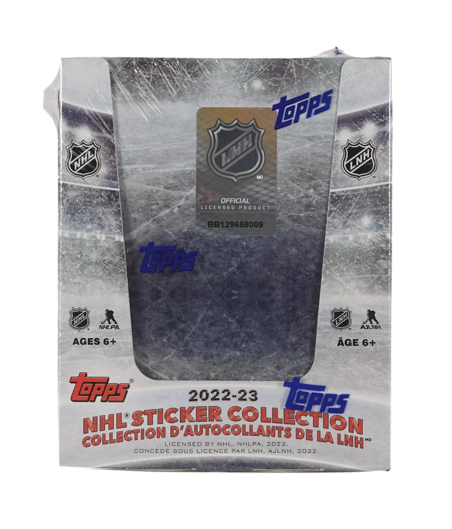 1x FREE - '22/23 NHL Hockey Sticker Collection 50-Pack Box