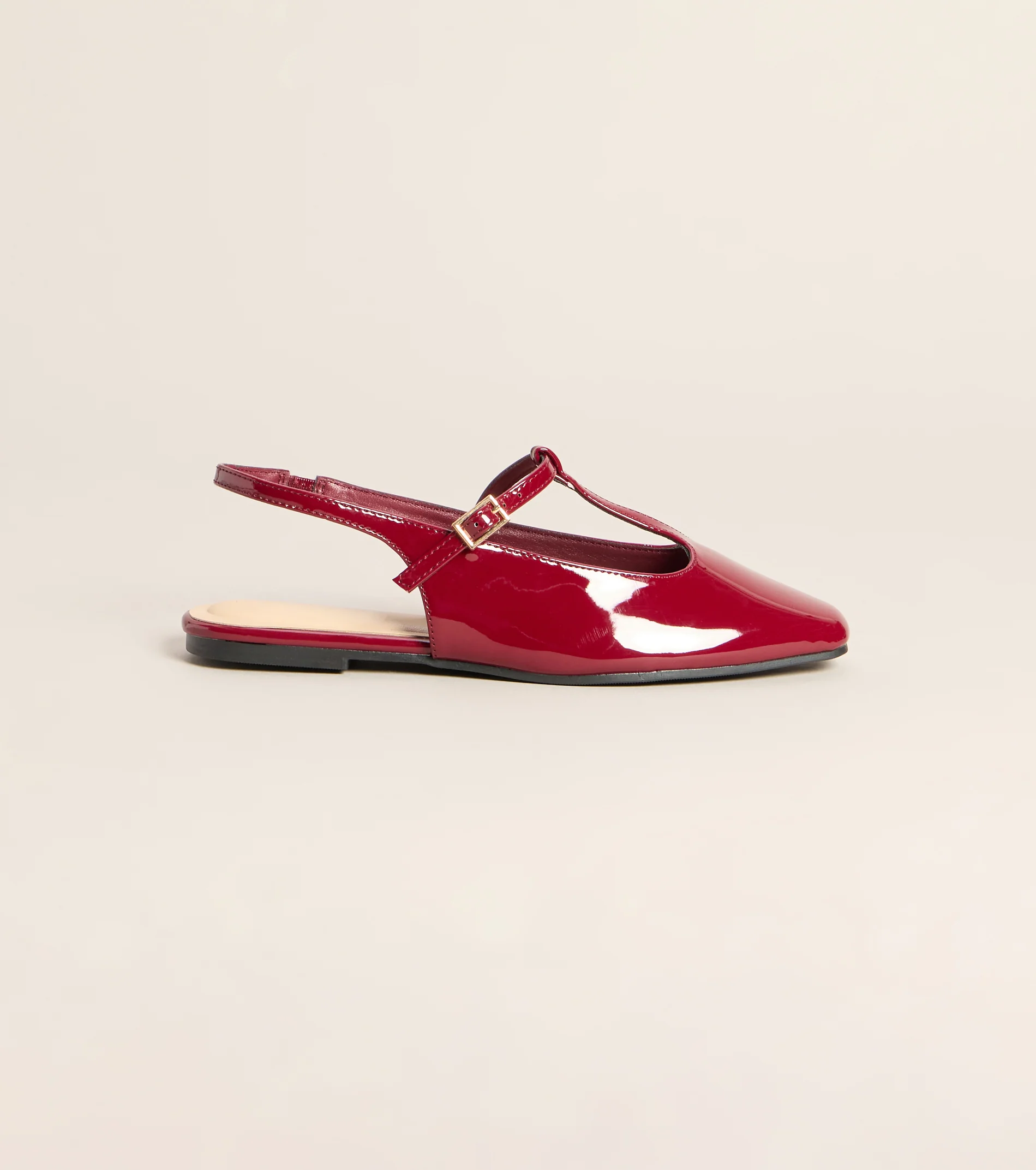 Class Act Patent Mary Jane Flats