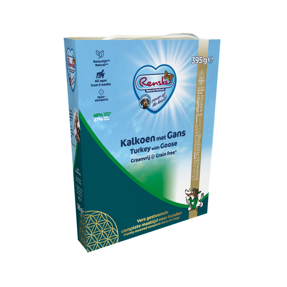 Renske Fresh Meat Grain-Free - Turkey & Goose - 395 g