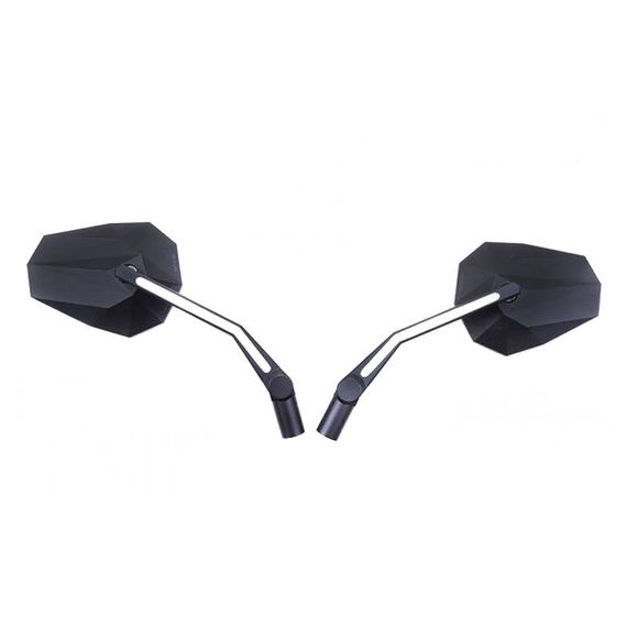 Rétroviseur Highsider STEALTH X3 avec veilleuses avant LED (la paire) Universel - NoirRef : HGI0154 / 301-452