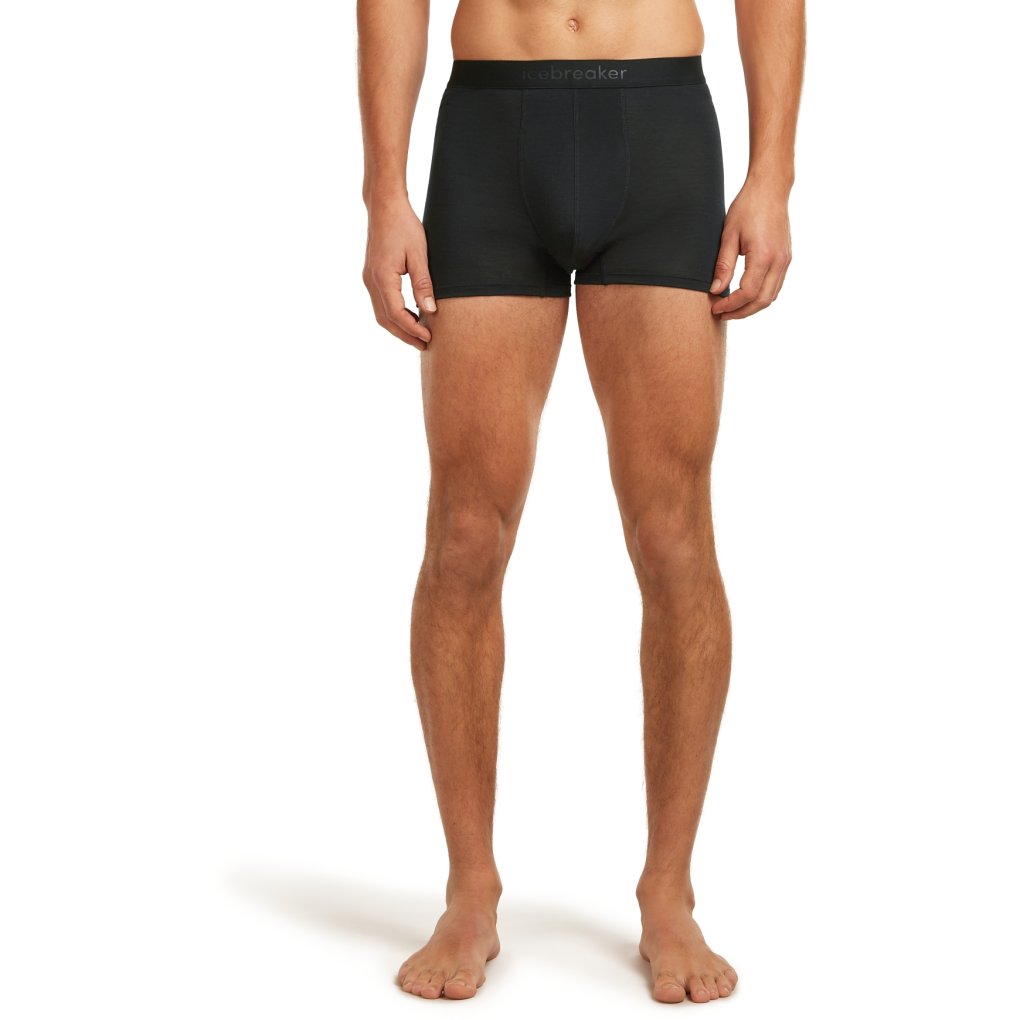 Icebreaker Merino 125 ZoneKnit™ Boxers Men - Black
