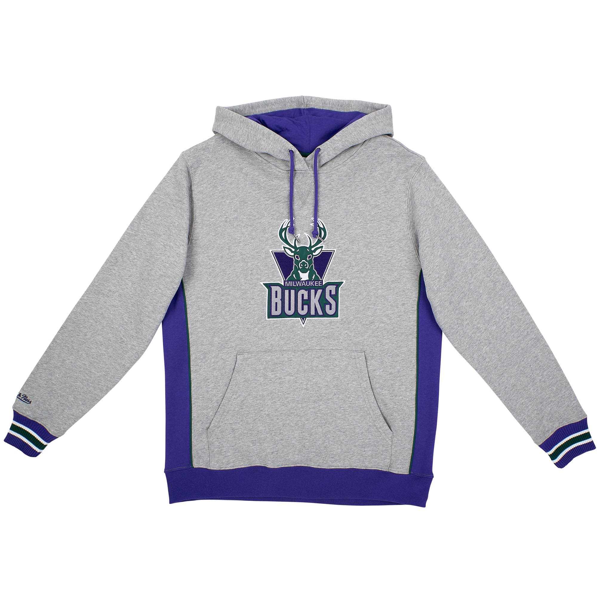 Milwaukee Bucks Pinnacle Mitchell & Ness Heavyweight Fleece NBA Hoodie