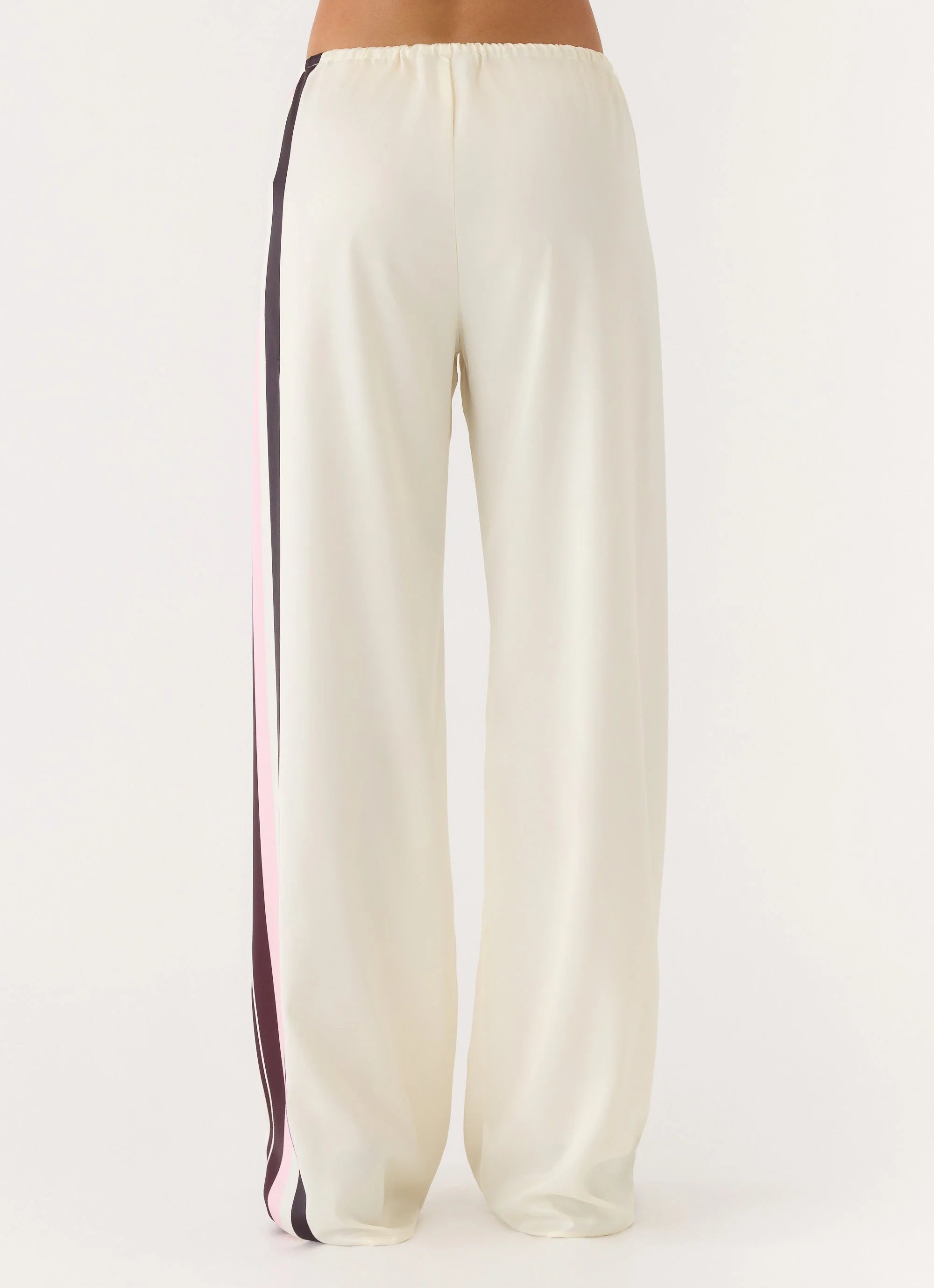 Deacon Low Rise Pants - Bloom Stripe
