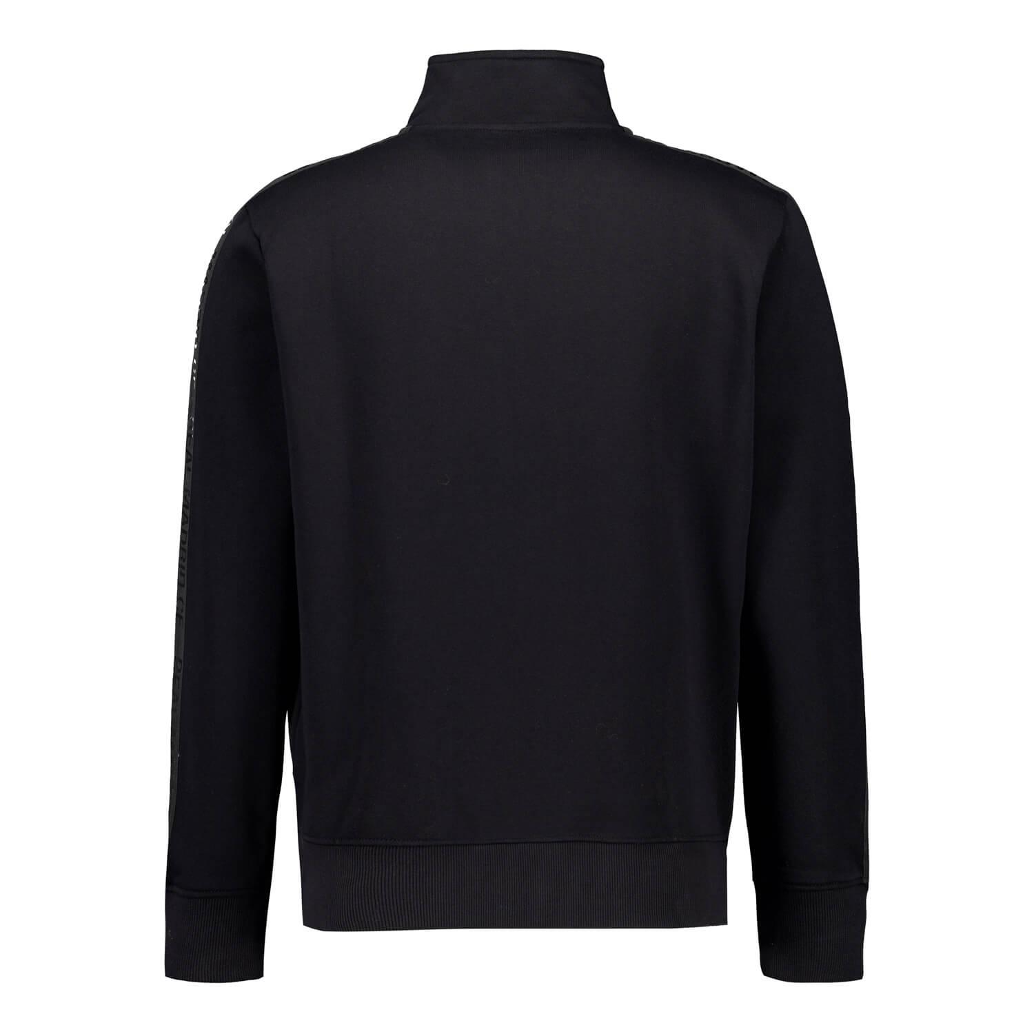 Mens Blackout Track Top Tape Black Real Madrid