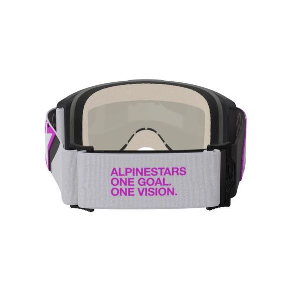 Alpinestars VISION 5 CORP IRIDIUM 2026 cross goggles - Gray / PurpleRef: Ap3934 / 5101825-9285-Os