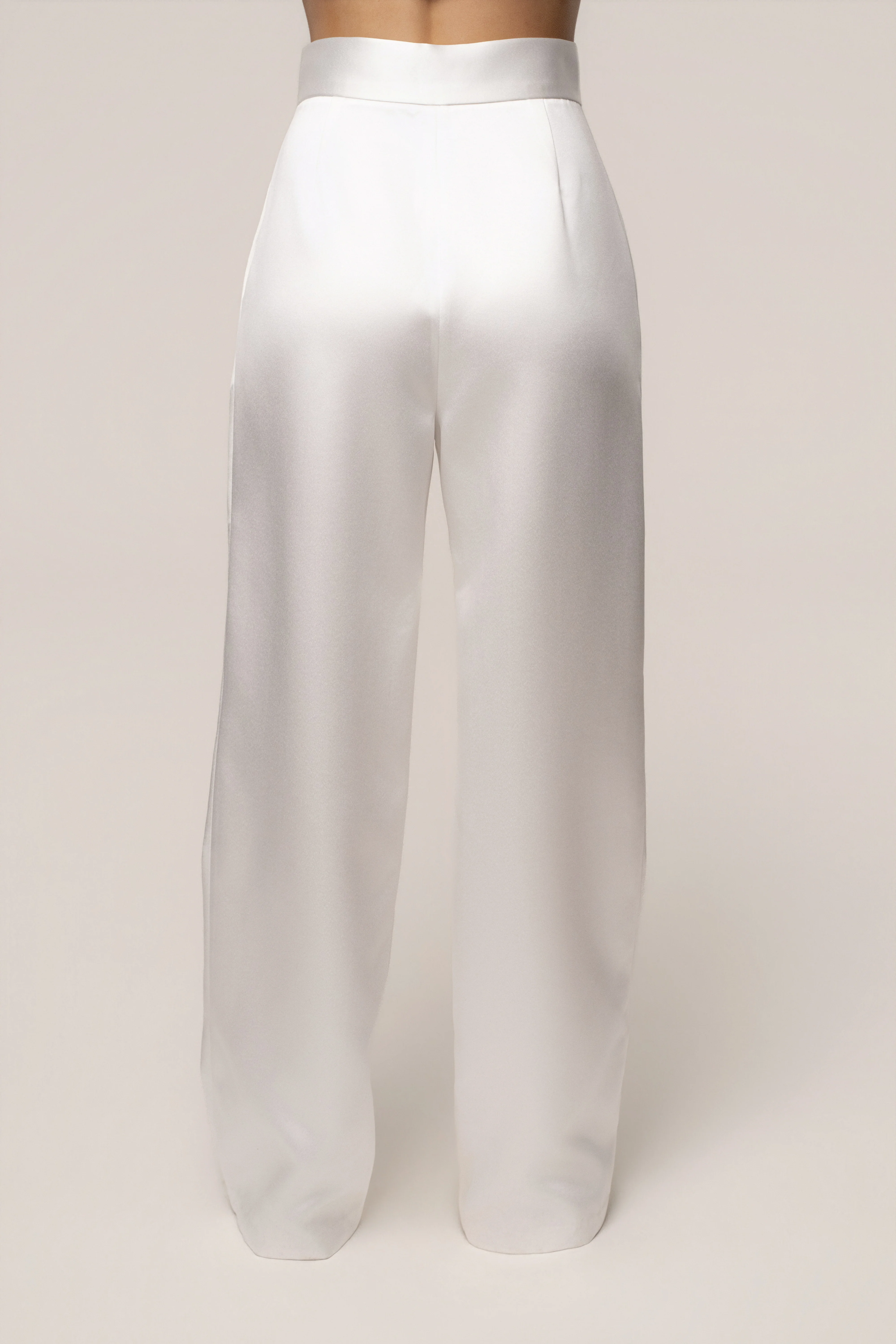 White City Nights Satin Trouser