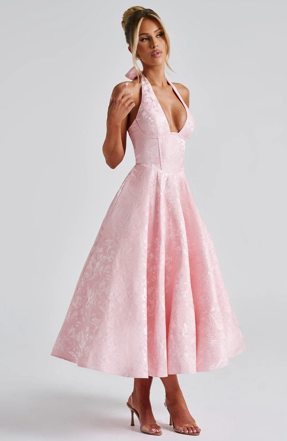Effie Midi Dress - Blush