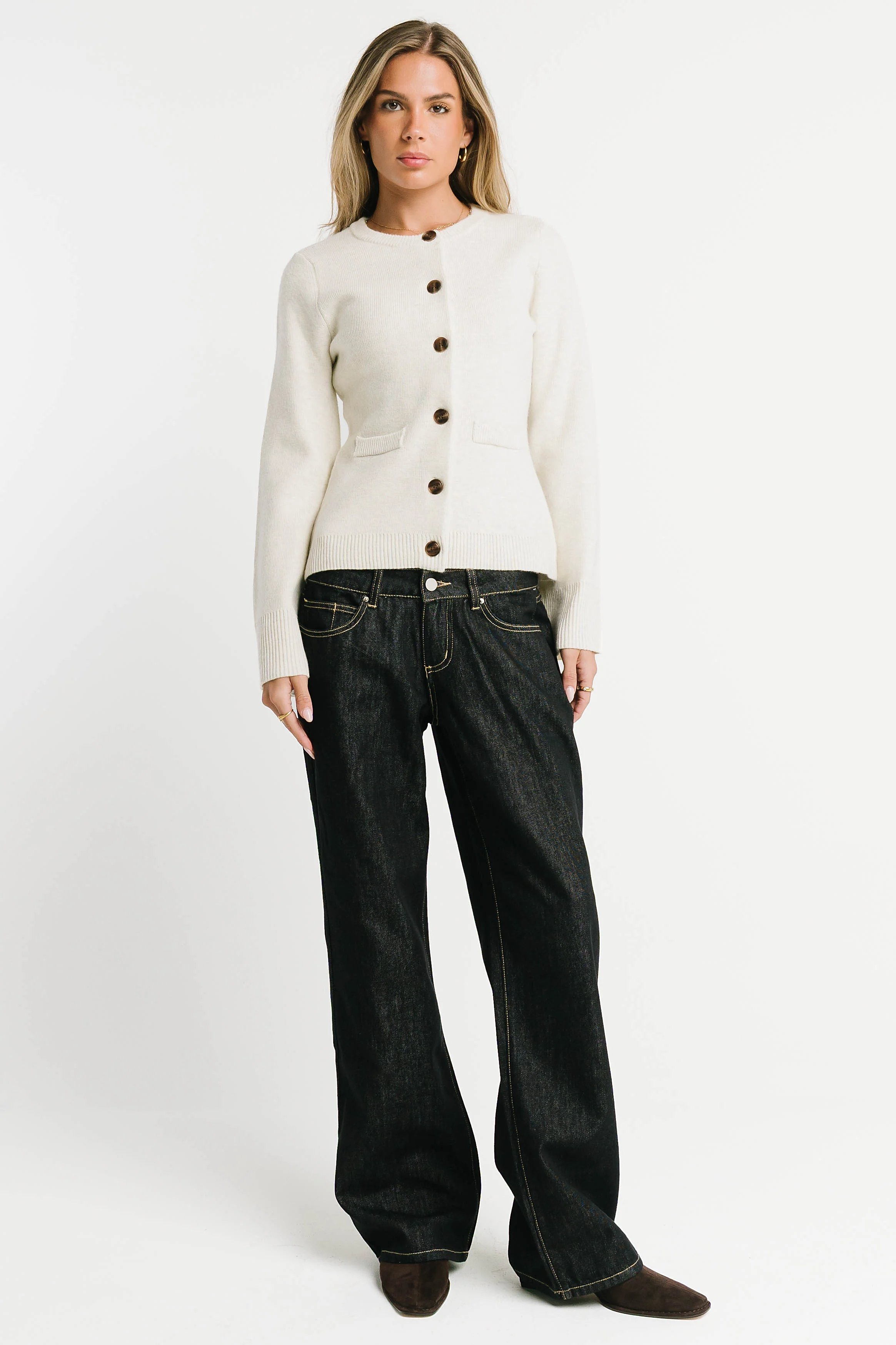 Elliana Button Down Cardigan