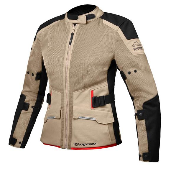 Veste Moto Ixon M-NJORD L - Beige / NoirRef : IX1764-C64707