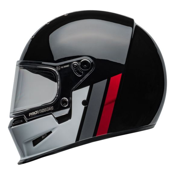 Casque intégral Bell ELIMINATOR - GT - Noir / BlancRef : EL0715