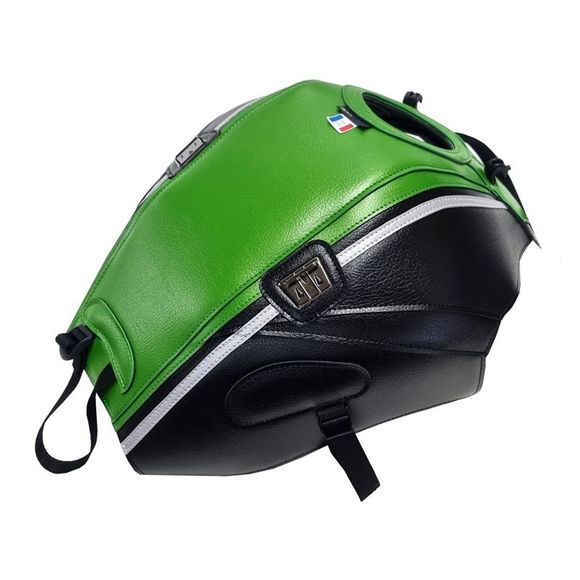 Bagster tank cover pearl green/black/silver decoRef: 1699C