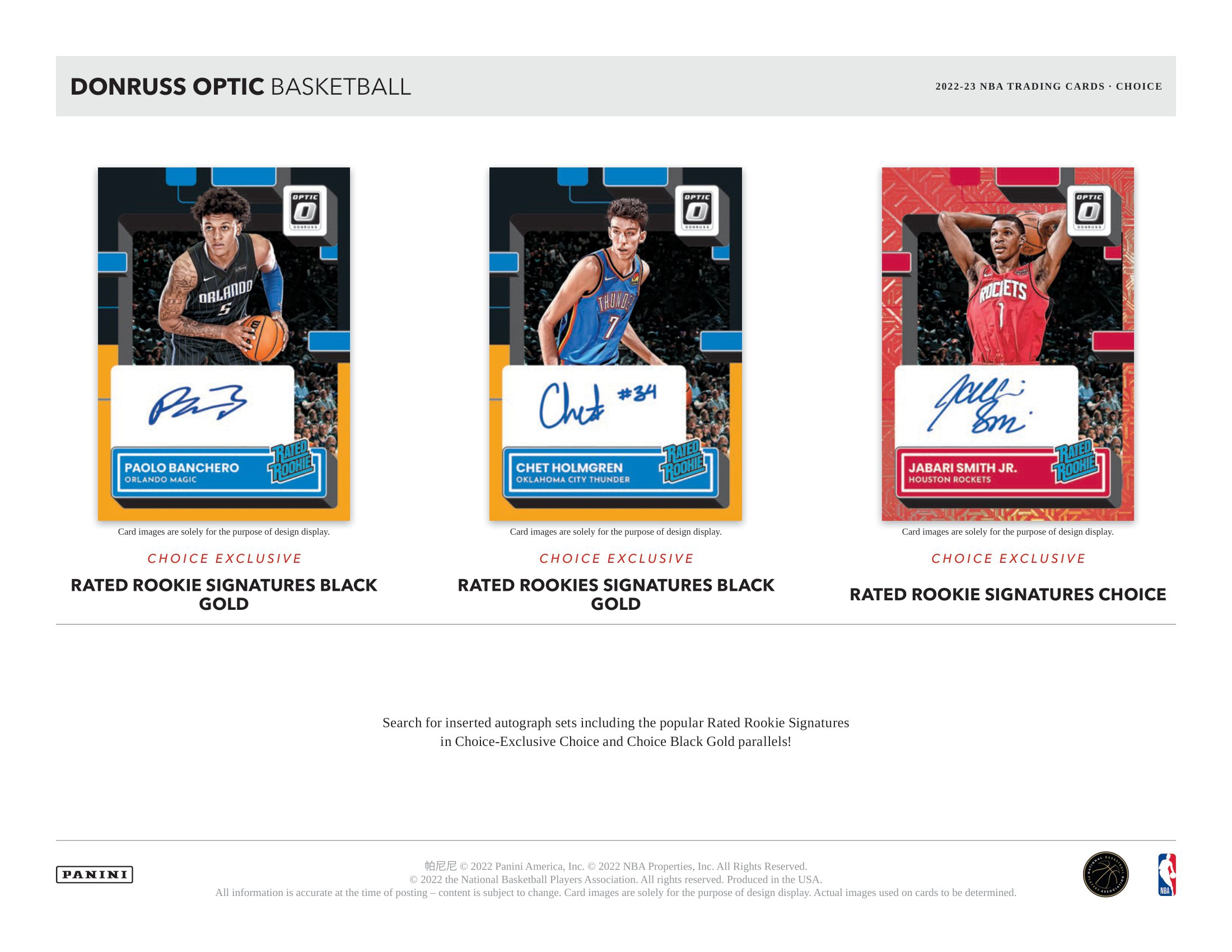 2022/23 Panini Donruss Optic Basketball NBA Choice Box