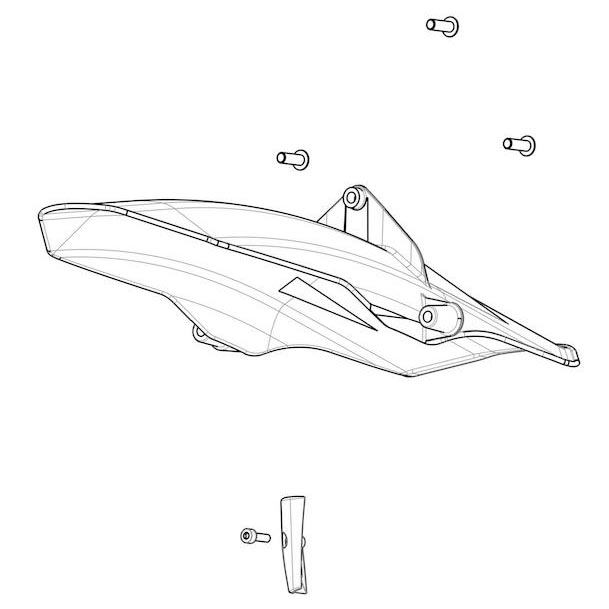 Manitou Gen 2 Reverse Arch Mudguard