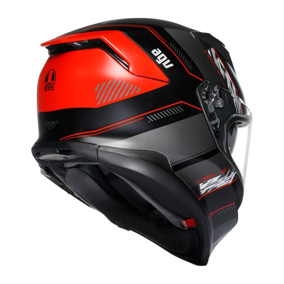 Casque intégral AGV K7 - KYBER - Noir / RougeRef : AG1093