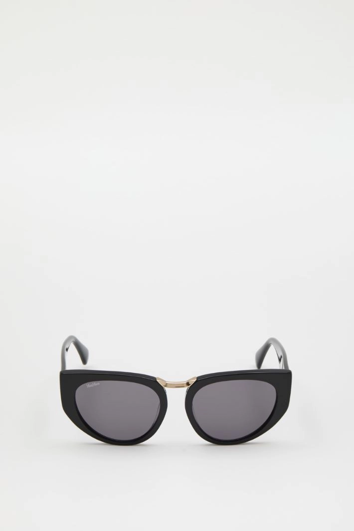 Cat-eye sunglasses - BLACK