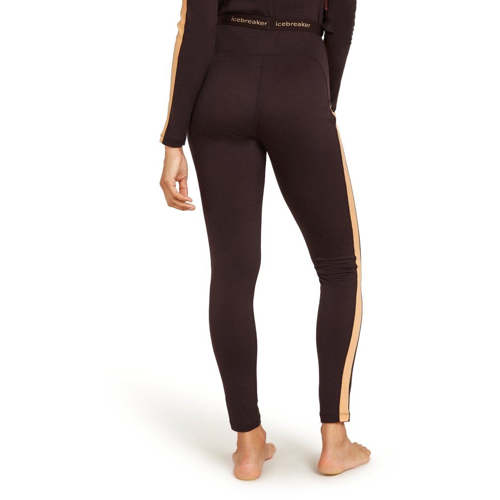 Icebreaker Merino 200 Sonebula Thermal Leggings Women - Bittersweet/Feldspar