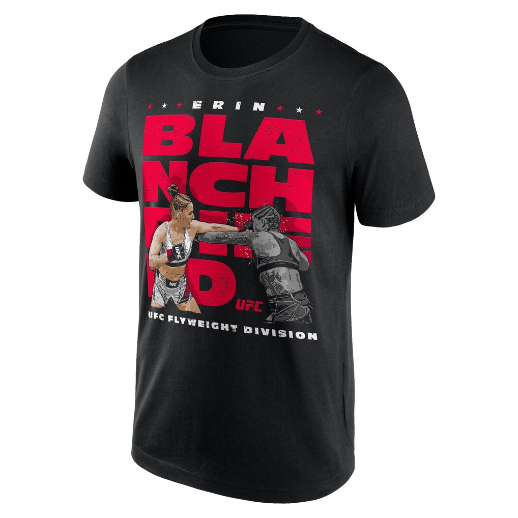 UFC Erin Blanchfield Fighter Name T-Shirt - Black - Mens