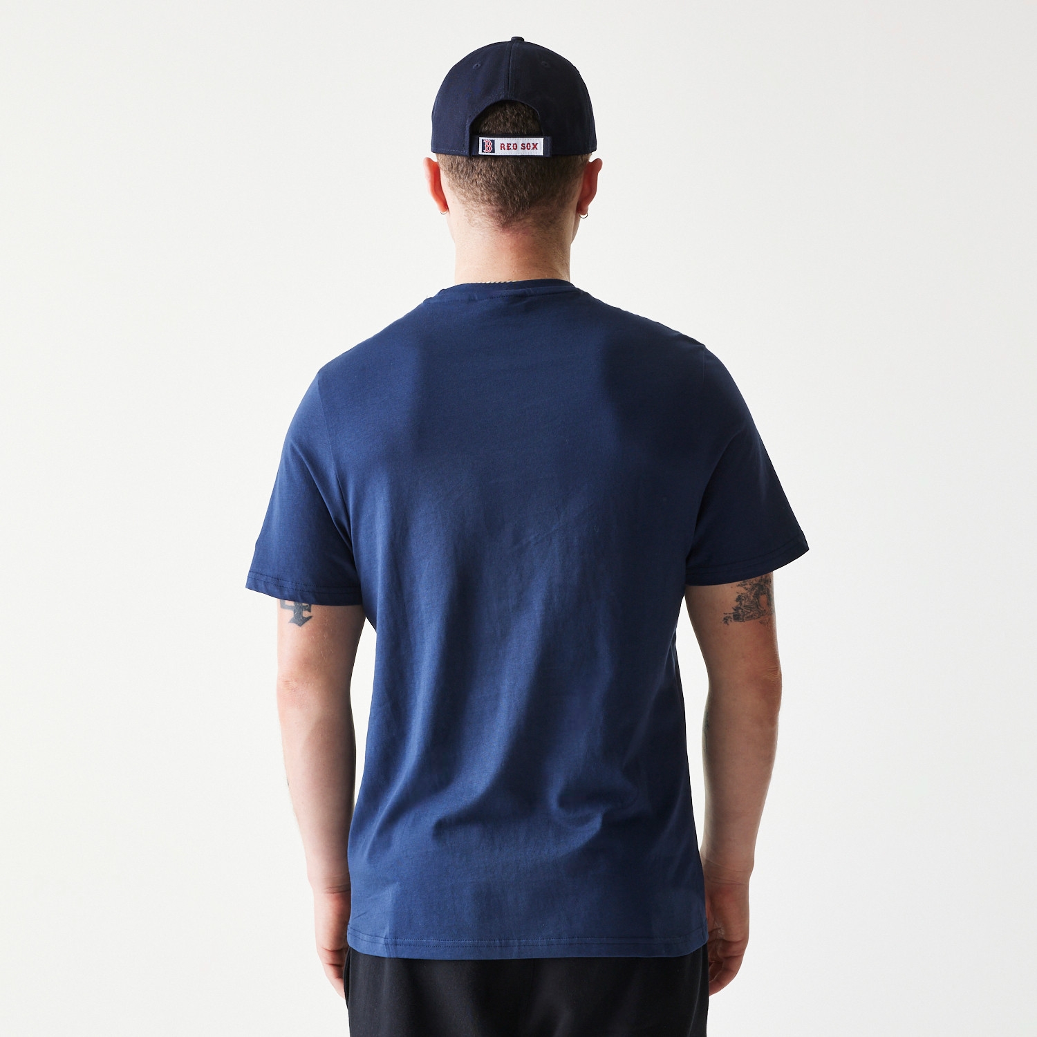 Boston Red Sox Team Logo New Era MLB T-Shirt Navy