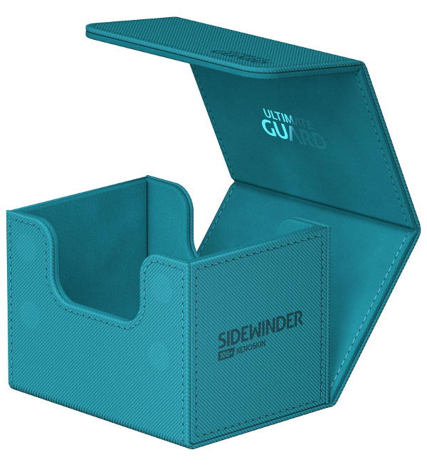 Ultimate Guard Sidewinder 100+ Xenoskin Monocolor Deck Box - Petrol
