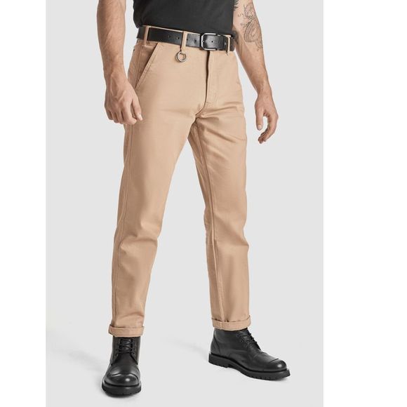 Moto Pando Moto Miles Chinos - Beige Motorcycle PantsRef: PAN0091