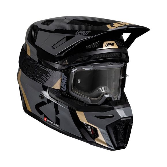 Leatt 8.5 cross helmet with 5.5 mask 2025 - BlackRef: LB0851