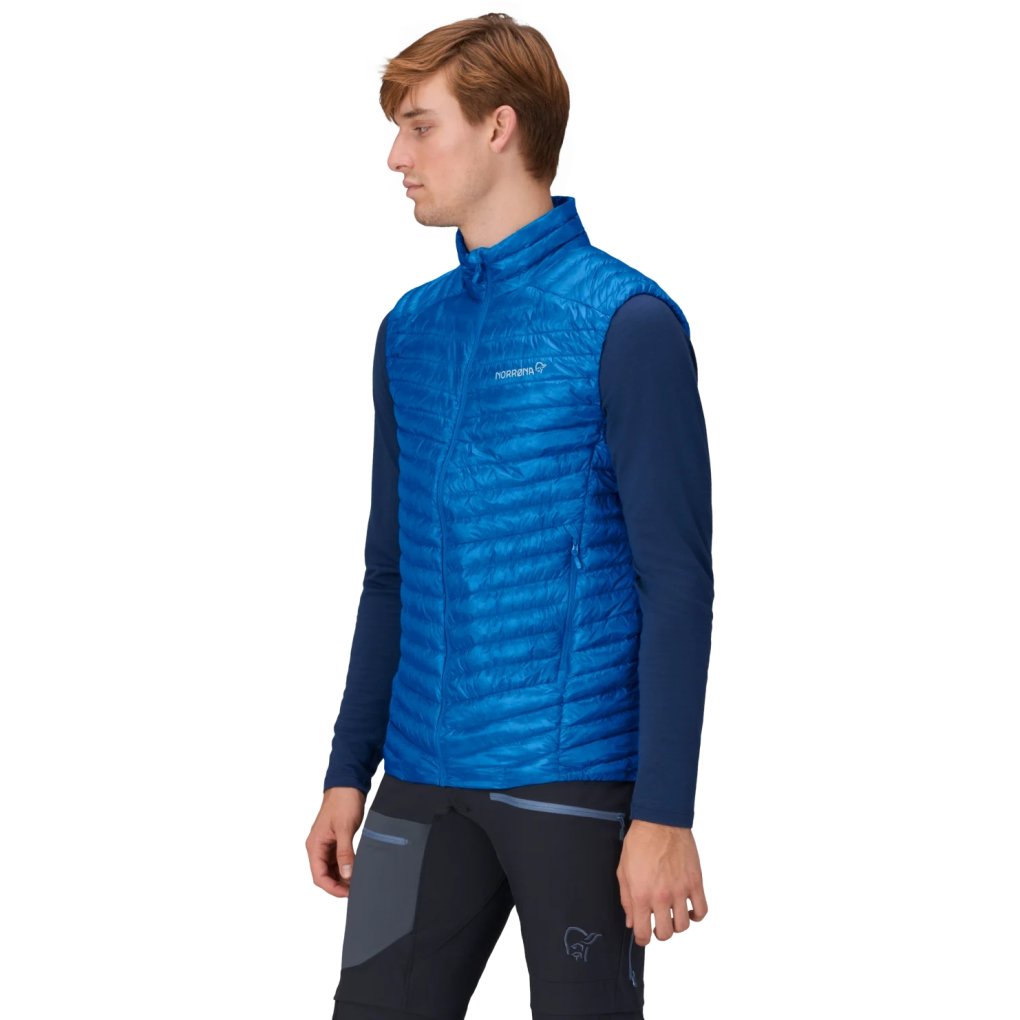 Norrona trollveggen superlight down800 Vest Men - Skydiver