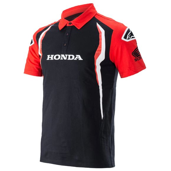 Alpinestars honda polo shirt - red / blackRef: AP3127