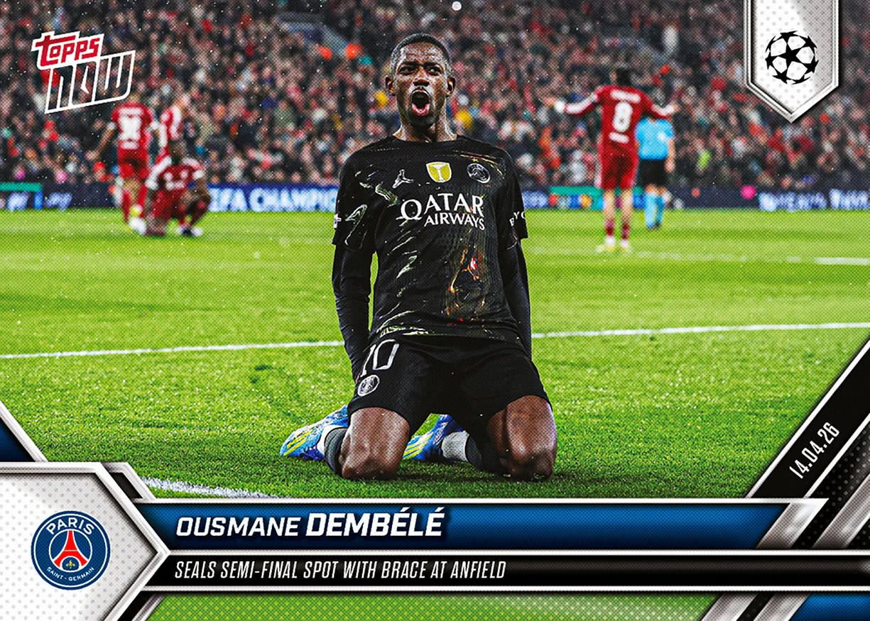 Ousmane Dembélé - 2025-26 UCL Topps NOW® - Card 121 - PR: 538